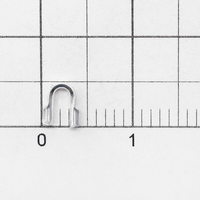 0010559SVP SV925製U字金具 5.0×4.0×1.0mm 10ヶ - 卸シルバーチェーン