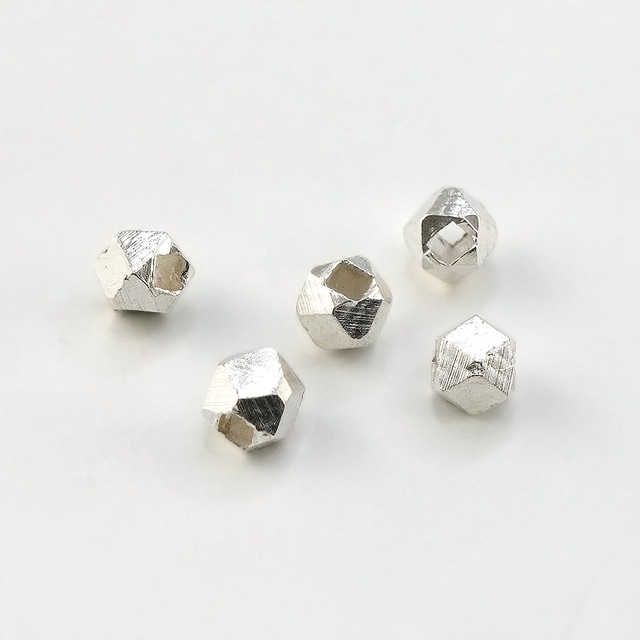 70DBK0045SVB SV925製ビーズ 3.0×3.0mm穴径1.0mm 10ヶ