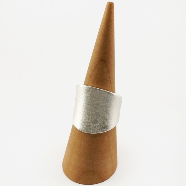 0020391SVR15 SV925製リング マット加工 幅4.5～17.5mm,15号 1ヶ - 卸