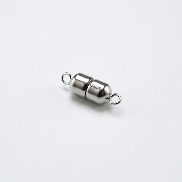 53F0010SVP SV925製マグネットクラスプ ロジウムカラー 4.5×13.5mm 1ヶ