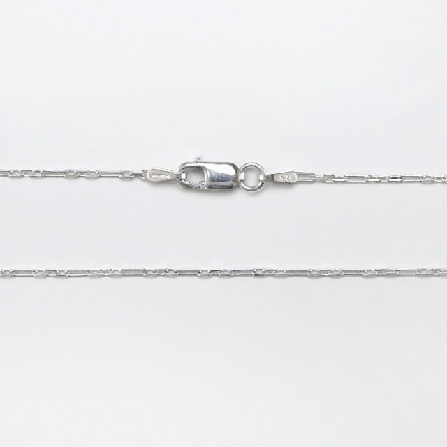 FOCCLFG0354C SV925製アンカーフィガロチェーン 線径0.35mm太さ1.2mm