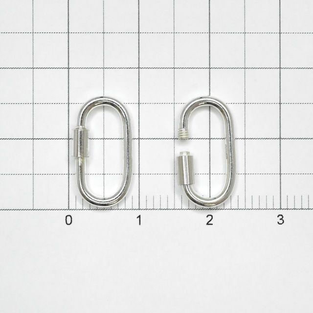 21E0003SVP SV925製カラビナ ネジ式 16.0×8.5×2.5mm線径1.5mm 1ヶ - 卸