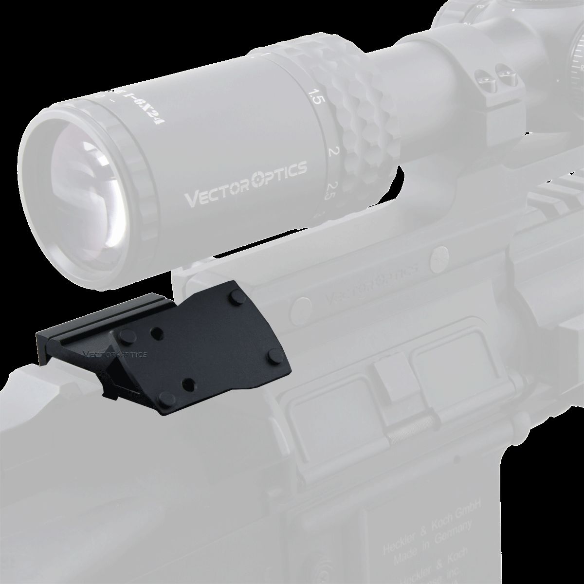 中古品 AK ドットサイト リアサイト マウント vector optics AK リアサイト用 T1ドットサイト マウント | エアガン