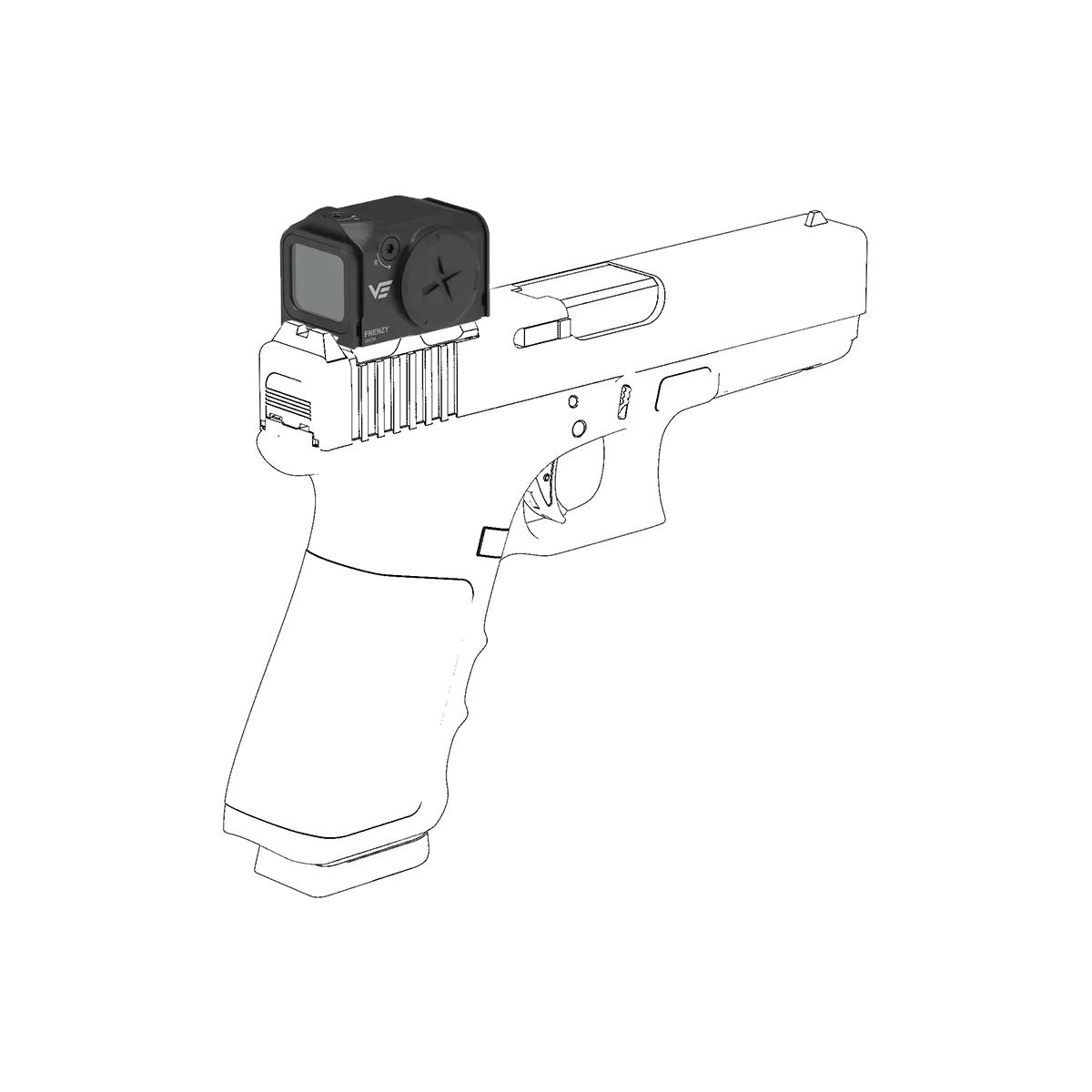 ٥ץƥ ɥåȥ Enclosed Red Dotsight Vector Optics Frenzy VOD 1x18x22 Enclosed Red Dot Sight SCRD-75 2025ǯ3٥ǥ