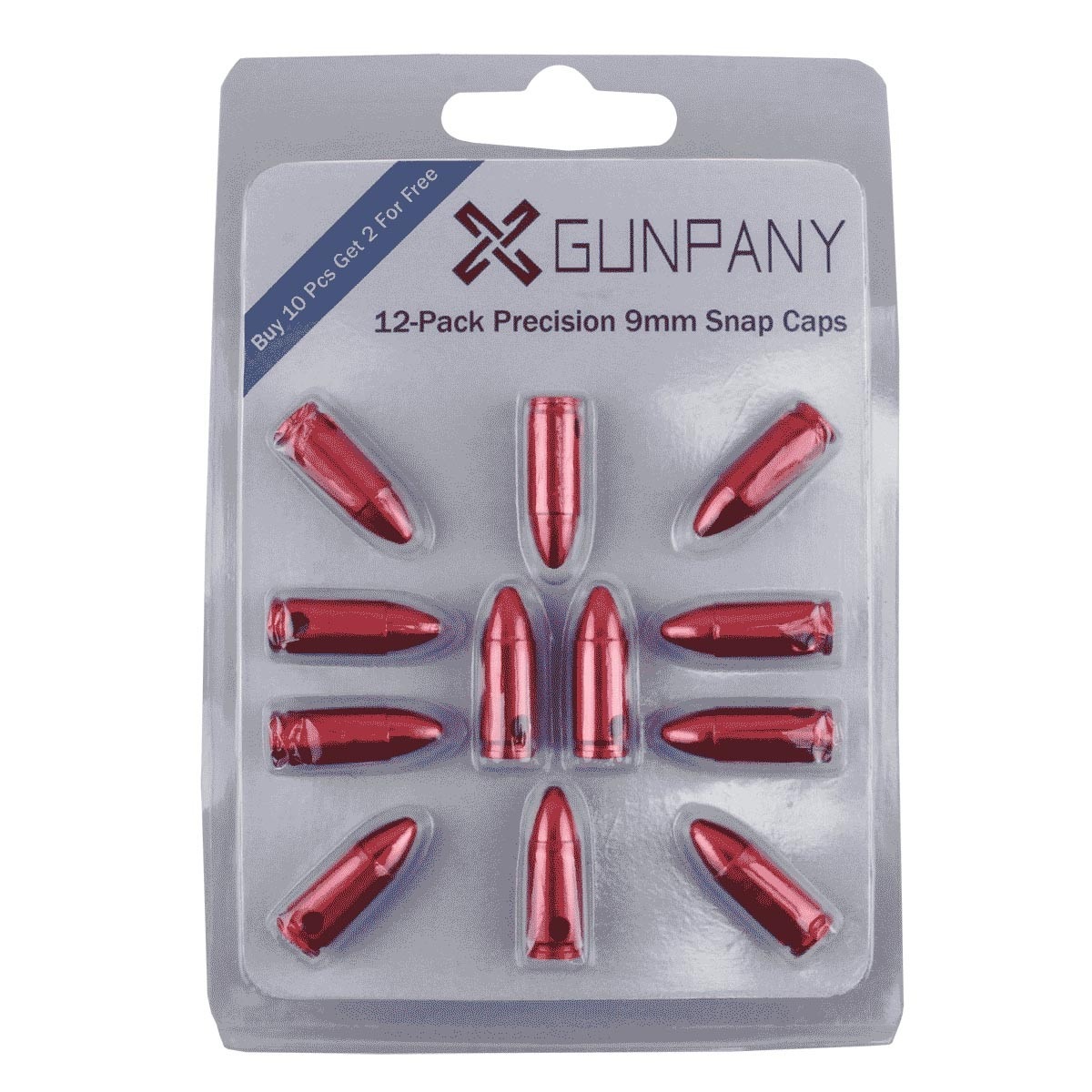�٥��������ץƥ����� Gunpany 12-Pack 9mm ���ʥåץ���å� Vector Optics Gunpany 12-Pack 9mm Snap Cap SCSC-04BP