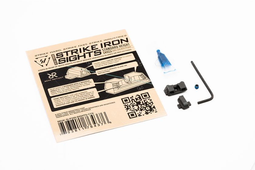 ���ȥ饤����������ȥ꡼ Strike Iron Front & Rear sights for M&P9 - Standard Height Strike Industries SI-MP9-SIGHTS-STN