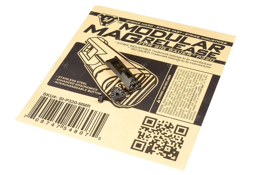 ���ȥ饤����������ȥ꡼ Modular Magazine Release for Sig Sauer P320 Strike Industries SI-P320-MMR