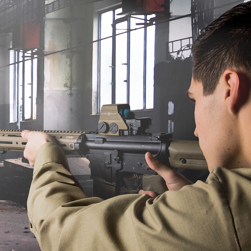 ȥޡ ɥåȥ Ultra Shot M-Spec LQD Reflex Sight - Dark Earth Sightmark SM26034DE