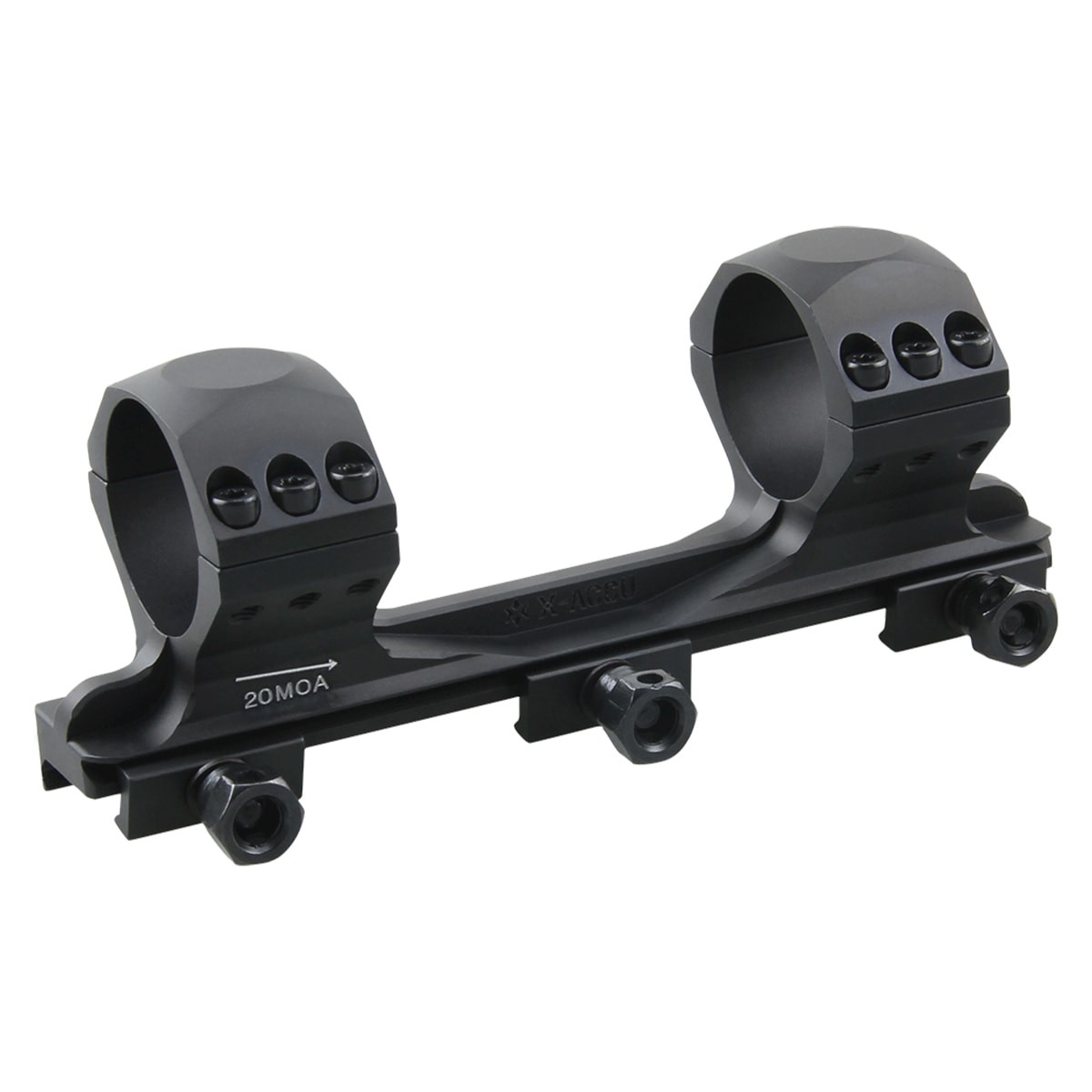 �٥��������ץƥ����� X-Accu 34mm �ߥɥ�ץ��ե����� ���ԡ��� 20MOA �ޥ���� Vector Optics X-Accu 34mm Medium Profile One Piece 20MOA Picatinny Mount SCTM-61