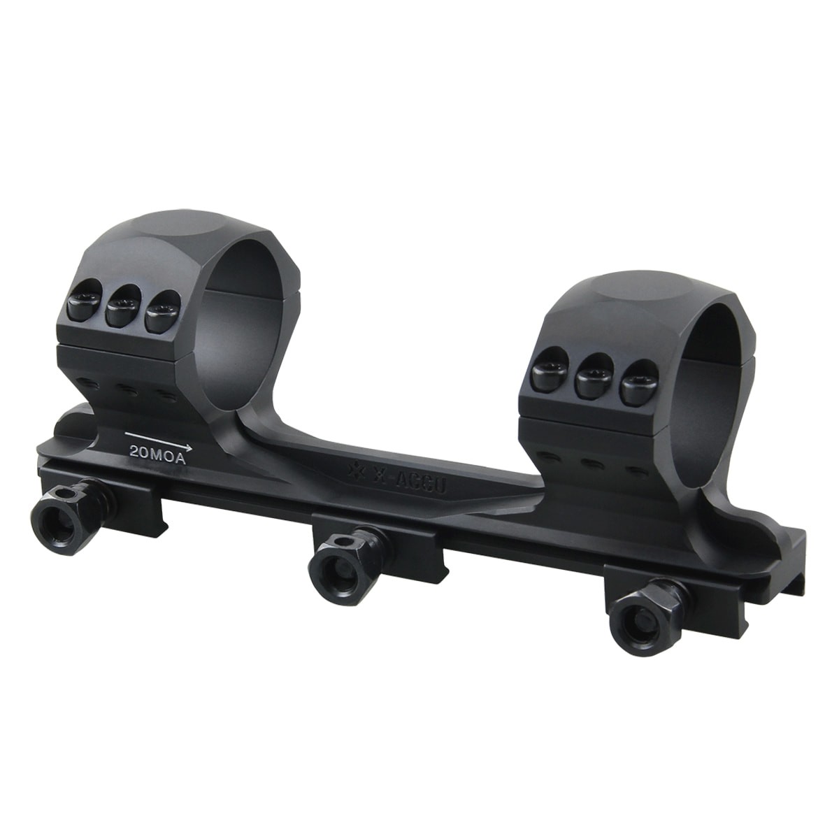 �٥��������ץƥ����� X-Accu 34mm �ߥɥ�ץ��ե����� ���ԡ��� 20MOA �ޥ���� Vector Optics X-Accu 34mm Medium Profile One Piece 20MOA Picatinny Mount SCTM-61