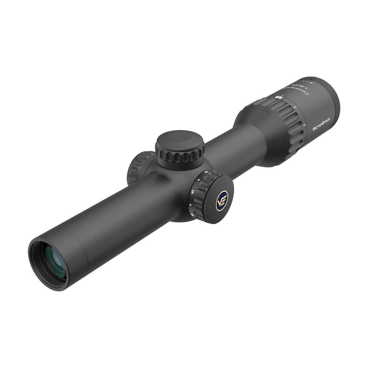 ٥ץƥ 饤ե륹 ͥ󥿥 LPVO եСƥ Vector Optics Continental x6 1-6X24 Fiber Rifle Scope Hunting LPVO SCOC-48 2025ǯǥ