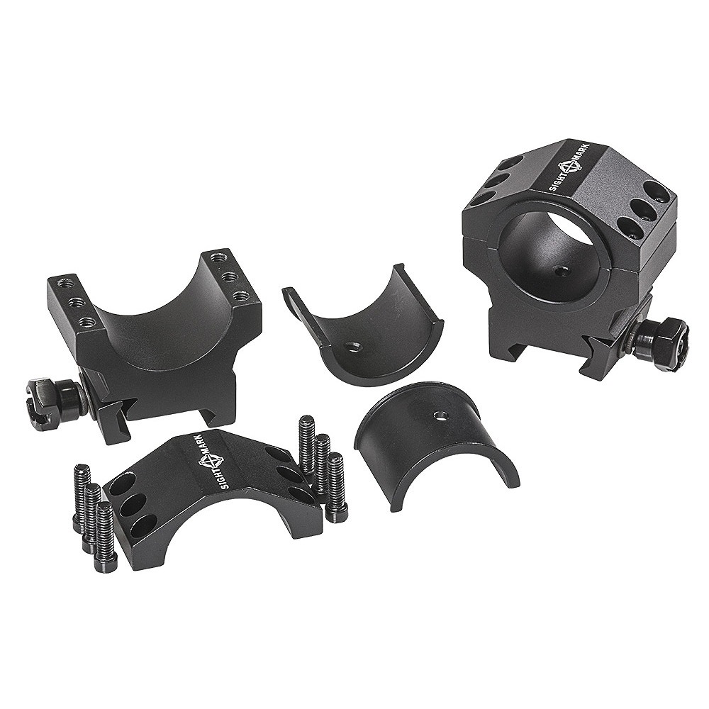 �����ȥޡ��� �������ץޥ���� Tactical Mounting Rings - Medium Height Picatinny Rings (fits 30mm & 1inch) Sightmark SM34006