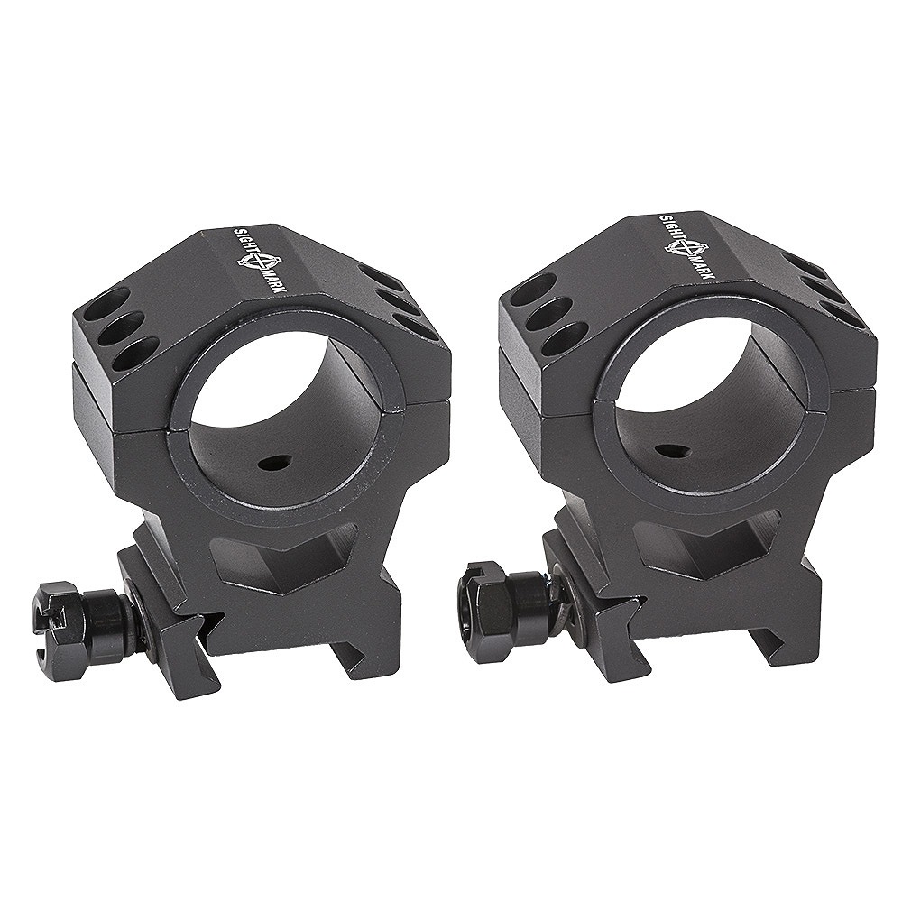 �����ȥޡ��� �������ץޥ���� Tactical Mounting Rings - High Height Picatinny Rings (fits 30mm & 1inch) Sightmark SM34007