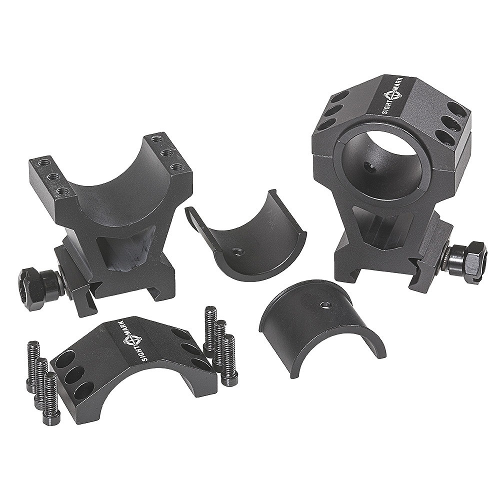 �����ȥޡ��� �������ץޥ���� Tactical Mounting Rings - Extra-High Height Picatinny Rings (fits 30mm & 1inch) Sightmark SM34008