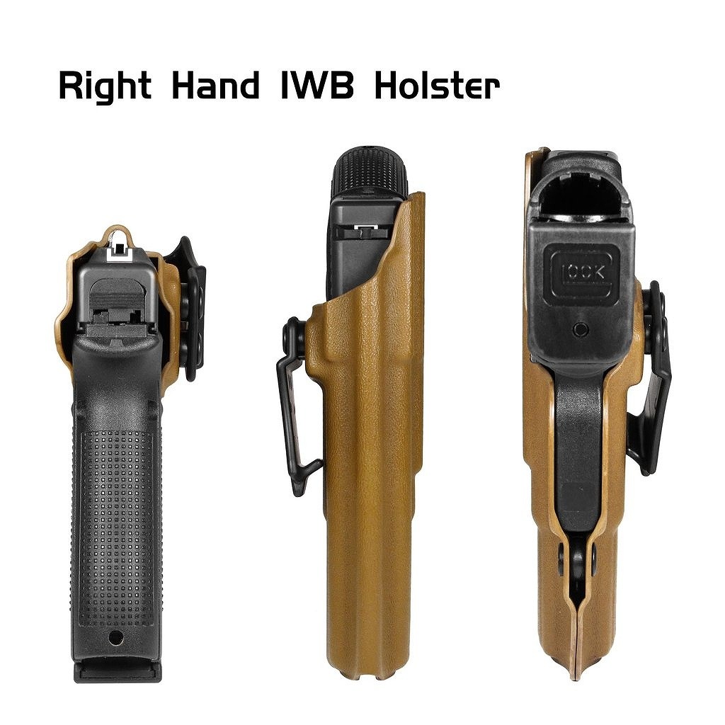 ����Х饤�� �ۥ륹���� �����å� 17/22/31 (Gen 1-5) - IWB KYDEX Holster Amberide Glock 17/22/31 (Gen 1-5) - IWB KYDEX Holster