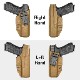 ����Х饤�� �ۥ륹���� �����å� 17/22/31 (Gen 1-5) - IWB KYDEX Holster Amberide Glock 17/22/31 (Gen 1-5) - IWB KYDEX Holster