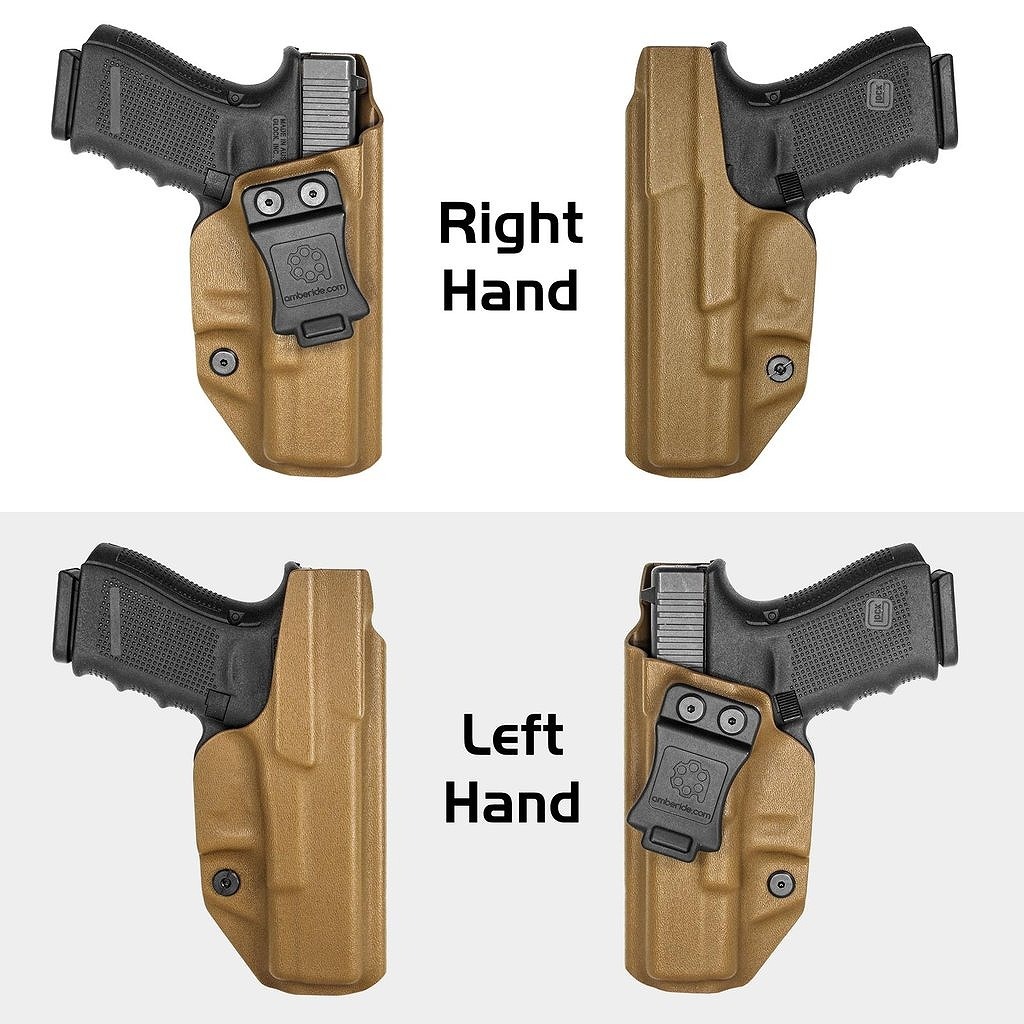 ����Х饤�� �ۥ륹���� �����å� 19 19X 23 32 45 (Gen 1-5) - IWB KYDEX Holster Amberide Glock 19 9 19X 23 32 45 (Gen 1-5) - IWB KYDEX Holster