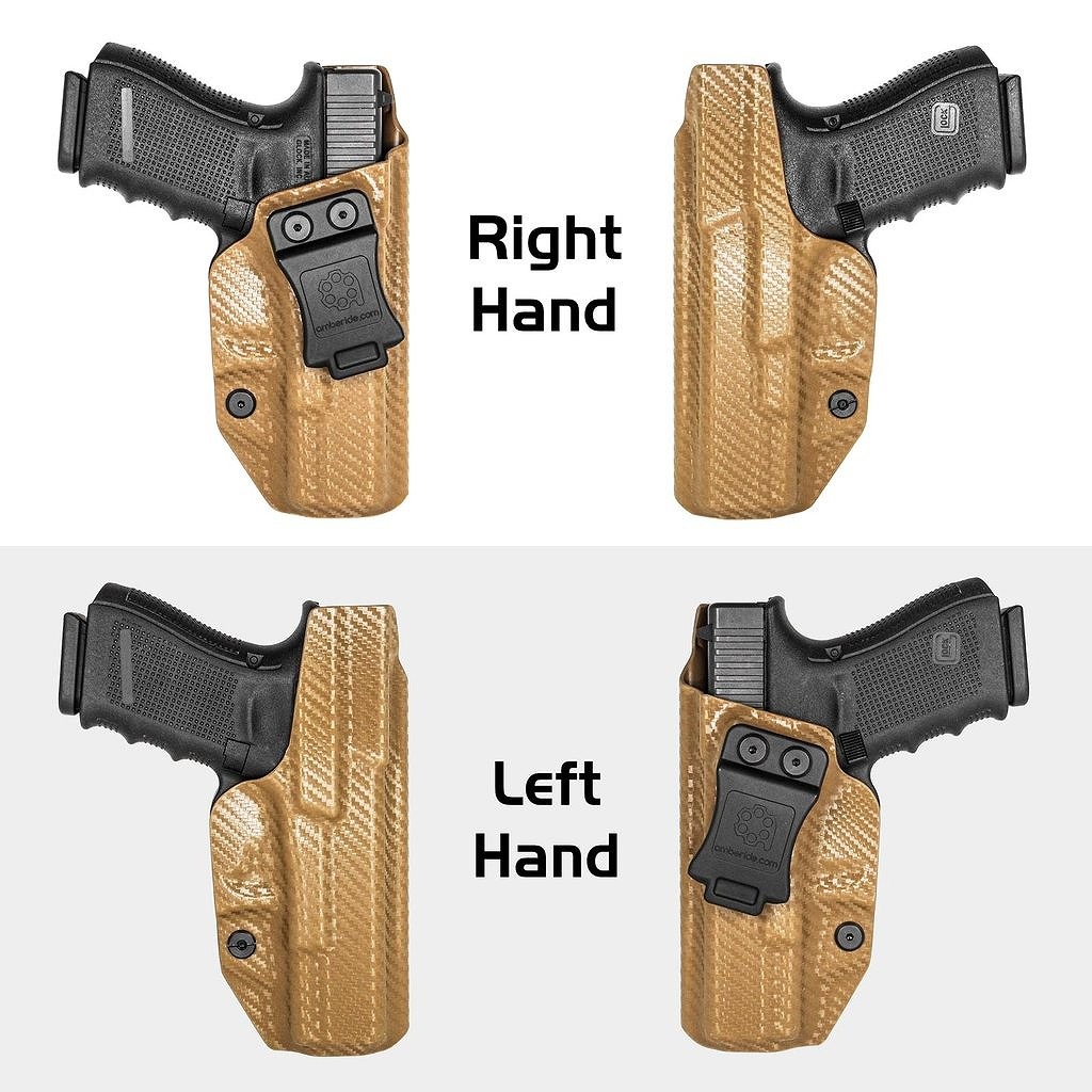 ����Х饤�� �ۥ륹���� �����å� 19 19X 23 32 45 (Gen 1-5) - IWB KYDEX Holster Amberide Glock 19 9 19X 23 32 45 (Gen 1-5) - IWB KYDEX Holster