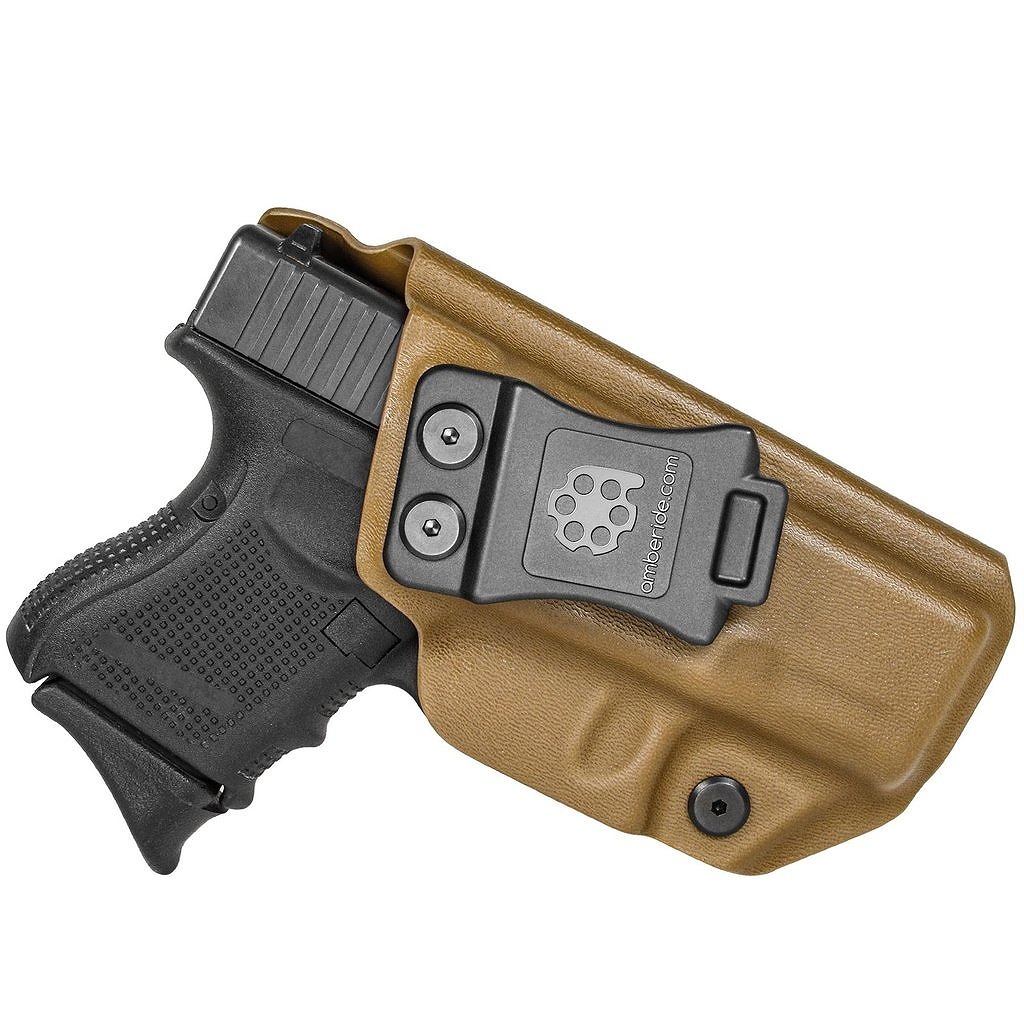 ����Х饤�� �ۥ륹���� �����å� 26 27 33 (Gen 1-5) - IWB KYDEX Holster Amberide Glock 26 27 33 (Gen 1-5) - IWB KYDEX Holster