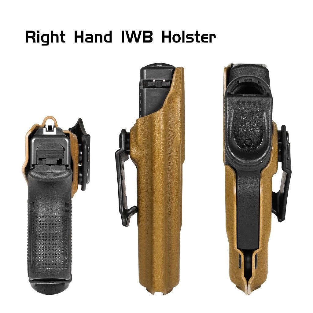 ����Х饤�� �ۥ륹���� �����å� 26 27 33 (Gen 1-5) - IWB KYDEX Holster Amberide Glock 26 27 33 (Gen 1-5) - IWB KYDEX Holster