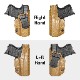 ����Х饤�� �ۥ륹���� �����å� 26 27 33 (Gen 1-5) - IWB KYDEX Holster Amberide Glock 26 27 33 (Gen 1-5) - IWB KYDEX Holster