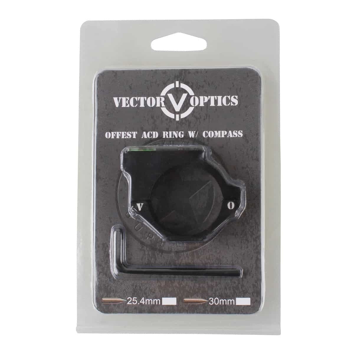 �٥��������ץƥ����� ��ʿ�� 25.4mm ACD Bubble Level Mount w/ compass Vector Optics SCACD-06