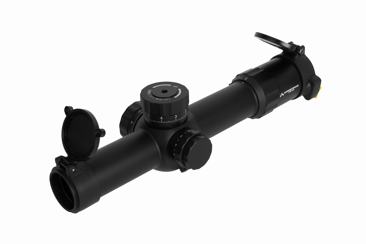 ץ饤ޥ꡼ॺ 饤ե륹 PLx 1-8x24mm FFP Rifle Scope - Illuminated ACSS Raptor M2 5.56 / .308 PrimaryArms PA-PLX8-1-8X24F-RAPTOR-5.56