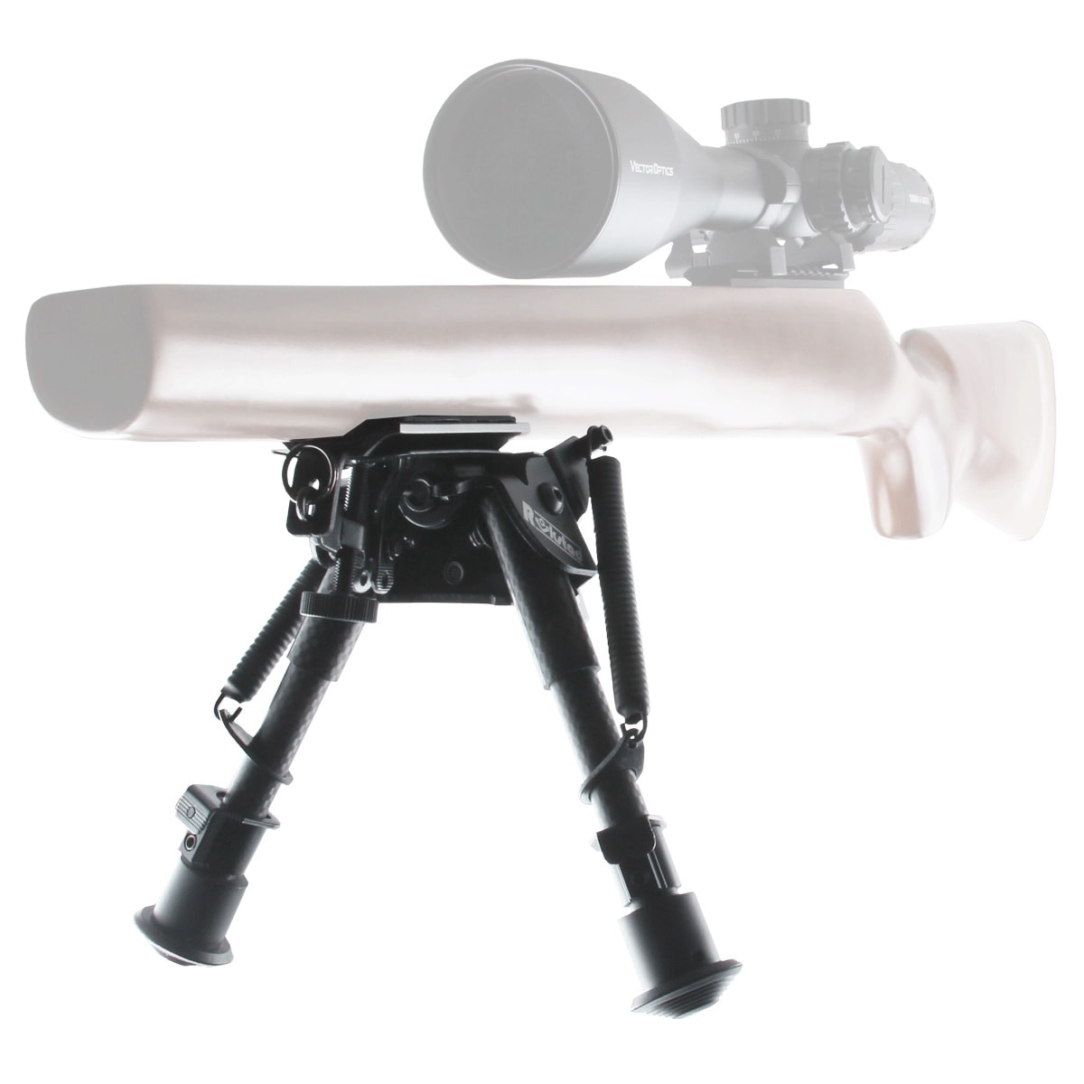 �٥��������ץƥ����� �����ܥ�ե����С���6-9'' ���ץ�� �Х��ݥå� Vector Optics Carbon Fiber 6-9'' Spring Bipod RSCFP-06
