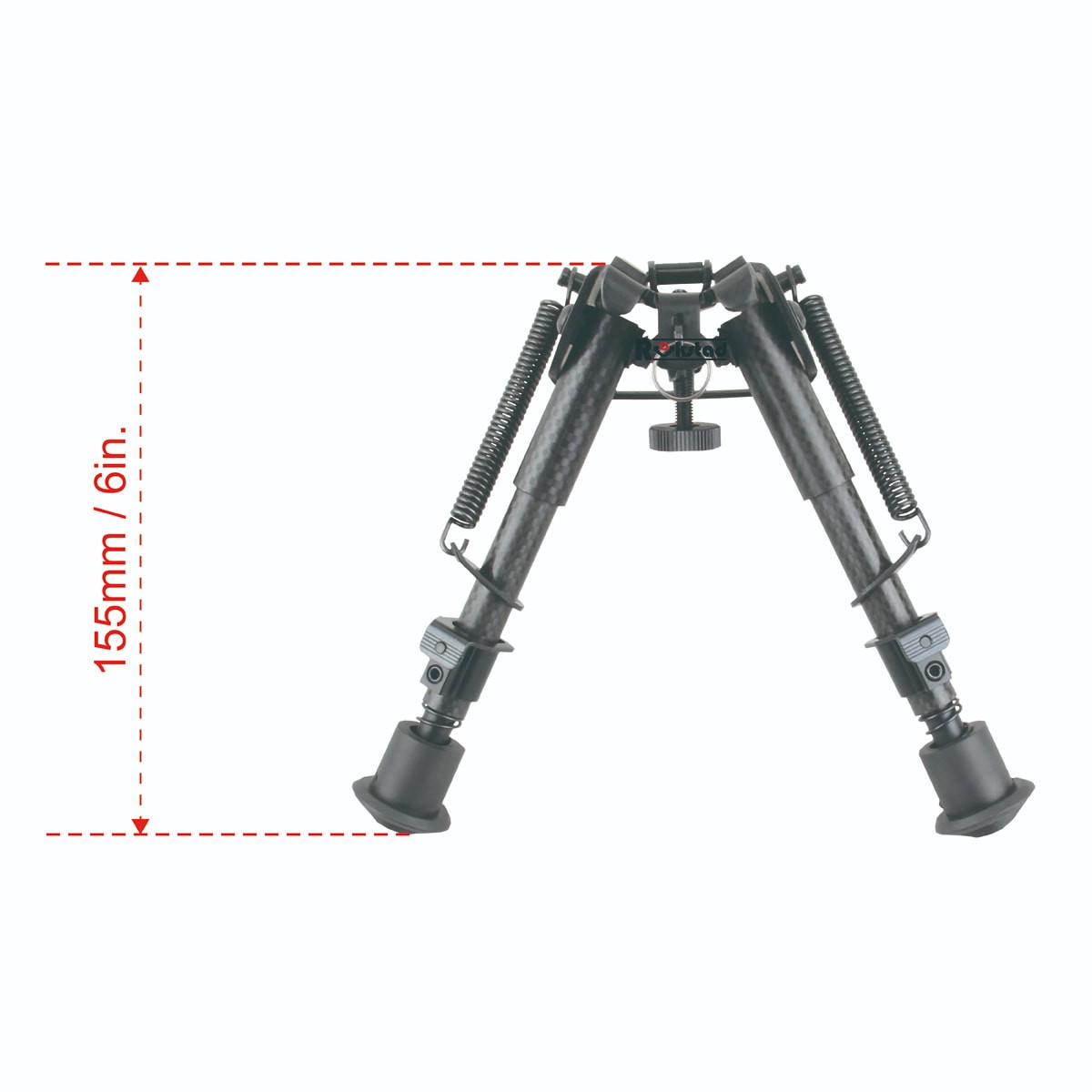 �٥��������ץƥ����� �����ܥ�ե����С���6-9'' ���ץ�� �Х��ݥå� Vector Optics Carbon Fiber 6-9'' Spring Bipod RSCFP-06