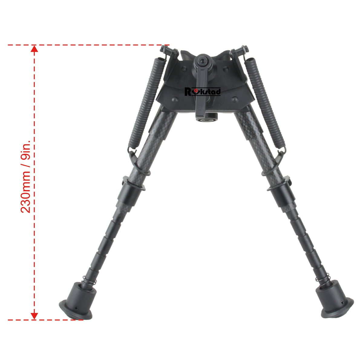 �٥��������ץƥ����� �����ܥ�ե����С���6-9'' �����٥� ���ץ�� �Х��ݥå� Vector Optics Carbon Fiber 6-9'' Swivel Spring Bipod RSCFS-06