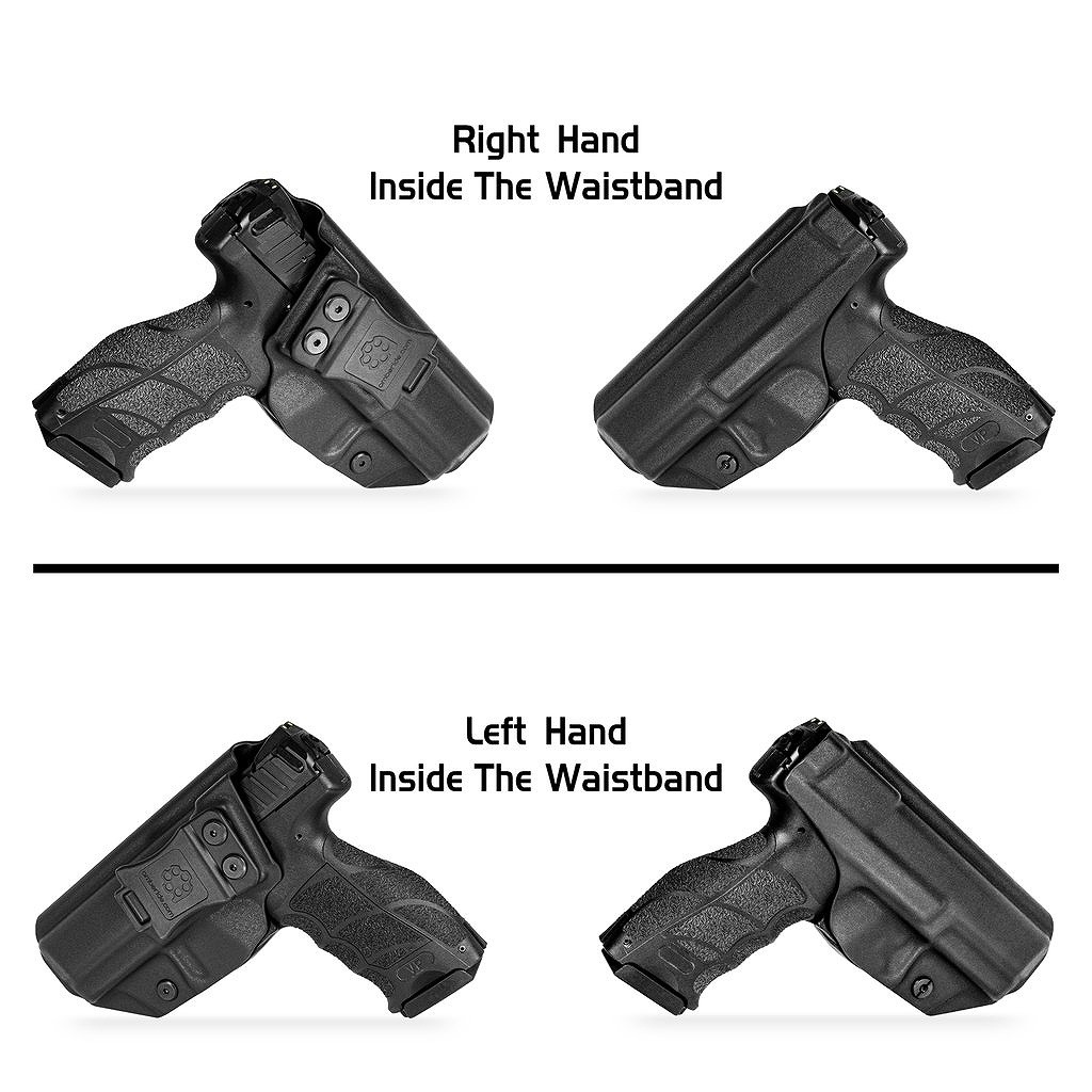 ����Х饤�� �ۥ륹���� ���ץ�󥰥ե������ XD MOD.2-3'' Sub-Compact 9MM / .40S&W - IWB KYDEX Holster Amberide Heckler & Koch (H&K) VP9 - IWB KYDEX Holster