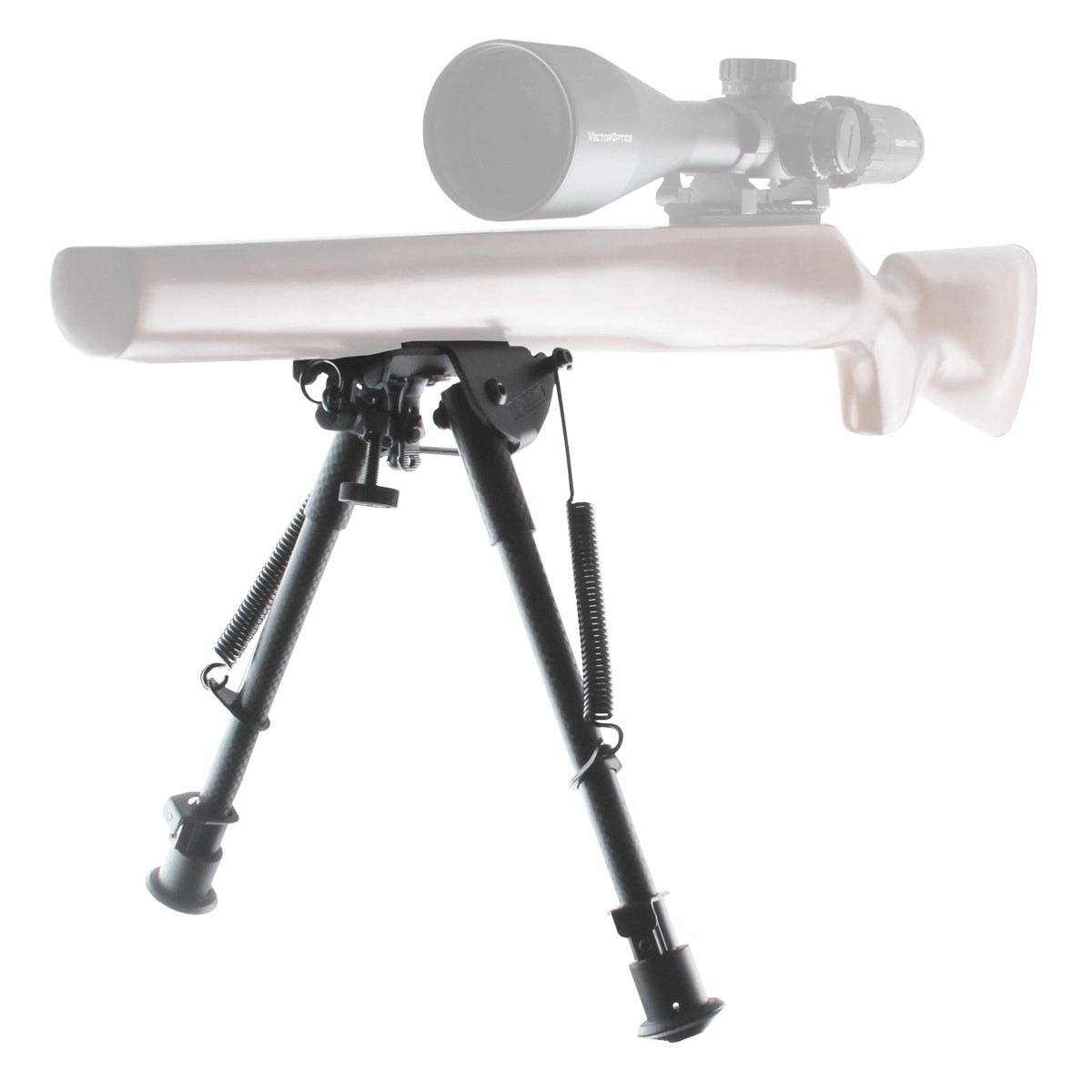 �٥��������ץƥ����� �����ܥ�ե����С���9-13.5'' �����٥� ���ץ�� �Х��ݥå� Vector Optics Carbon Fiber 9-13.5'' Swivel Spring Bipod RSCFS-09