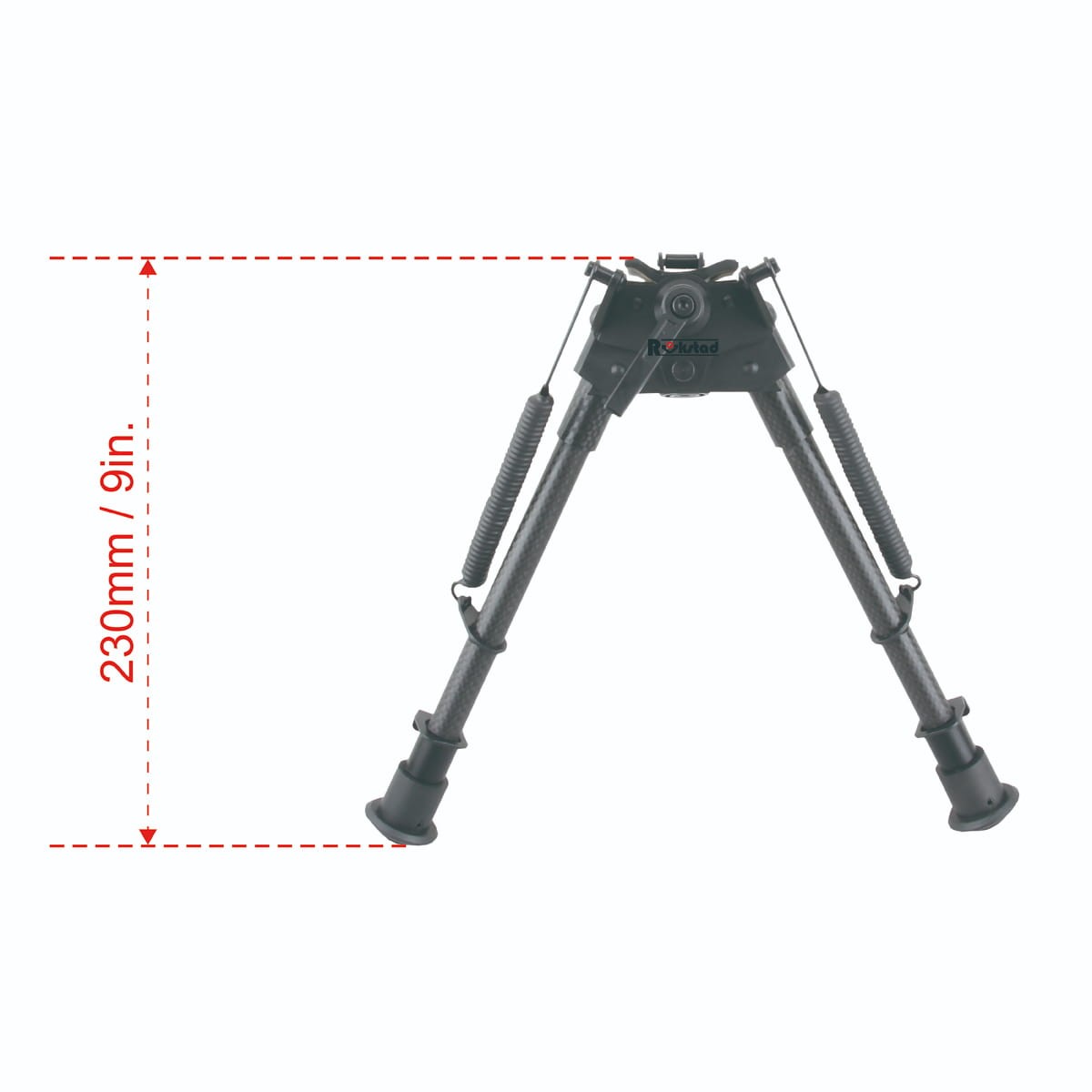 �٥��������ץƥ����� �����ܥ�ե����С���9-13.5'' �����٥� ���ץ�� �Х��ݥå� Vector Optics Carbon Fiber 9-13.5'' Swivel Spring Bipod RSCFS-09