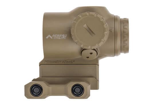 �ץ饤�ޥ꡼�����ॺ SLx 1X MicroPrism with Red Illuminated ACSS Cyclops Gen II Reticle - Flat Dark Earth PrimaryArms SLX-1XMP-CYCLOPS-FDE