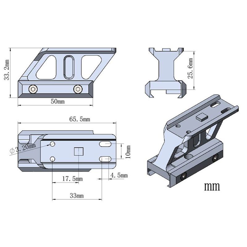 �٥��������ץƥ����� 1.0 ������ץ��ե����� �������С� �ԥ��ƥ��ˡ��饤�����ޥ���� Vector Optics 1.0'' Profile Cantilever Picatinny Riser Mount MAV-P10