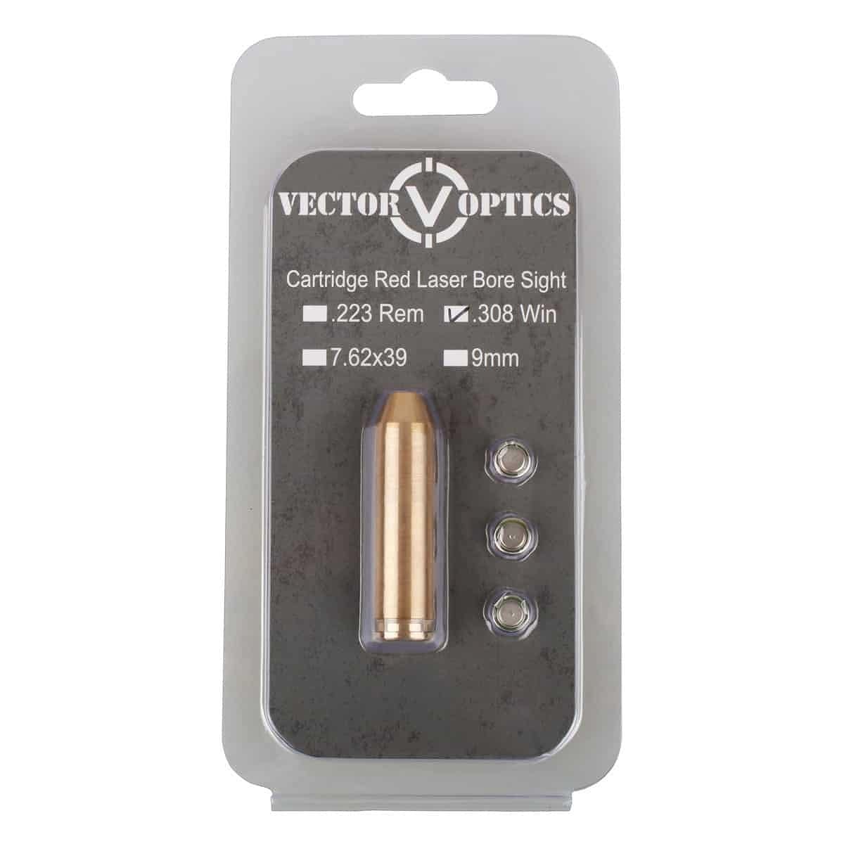 �٥��������ץƥ����� �ܥ������� .308 Win. 7mm-08 Rem. Cartridge Red Laser Bore Sight Vector Optics SCBCR-04