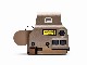 イオテック ホロサイト EXPS3-2TAN EOTECH HWS - Single CR123 battery;reticle pattern with 68 MOA ring and (2) 1 