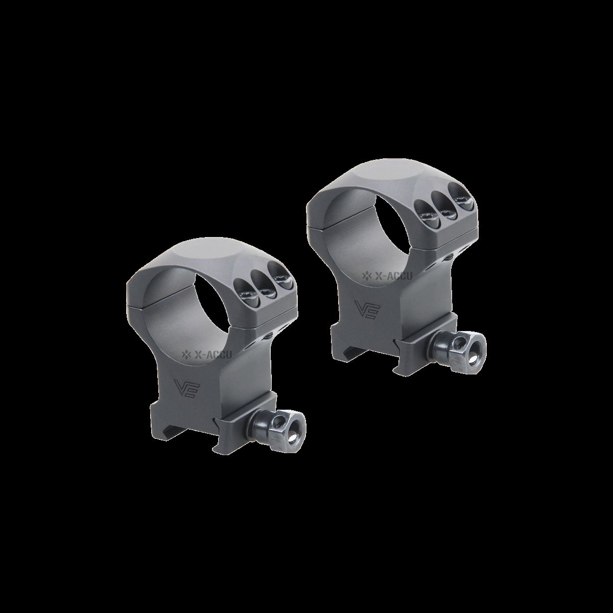 �٥��������ץƥ����� �ޥ���ȥ�� 30mm X-Accu 1.4������ϥ��� �ϥ��ץ��ե����� �ԥ��ƥ��ˡ��������ץ�� Vector Optics 30mm X-Accu 1.4'' High Profile Picatinny Scope Rings XASR-3003