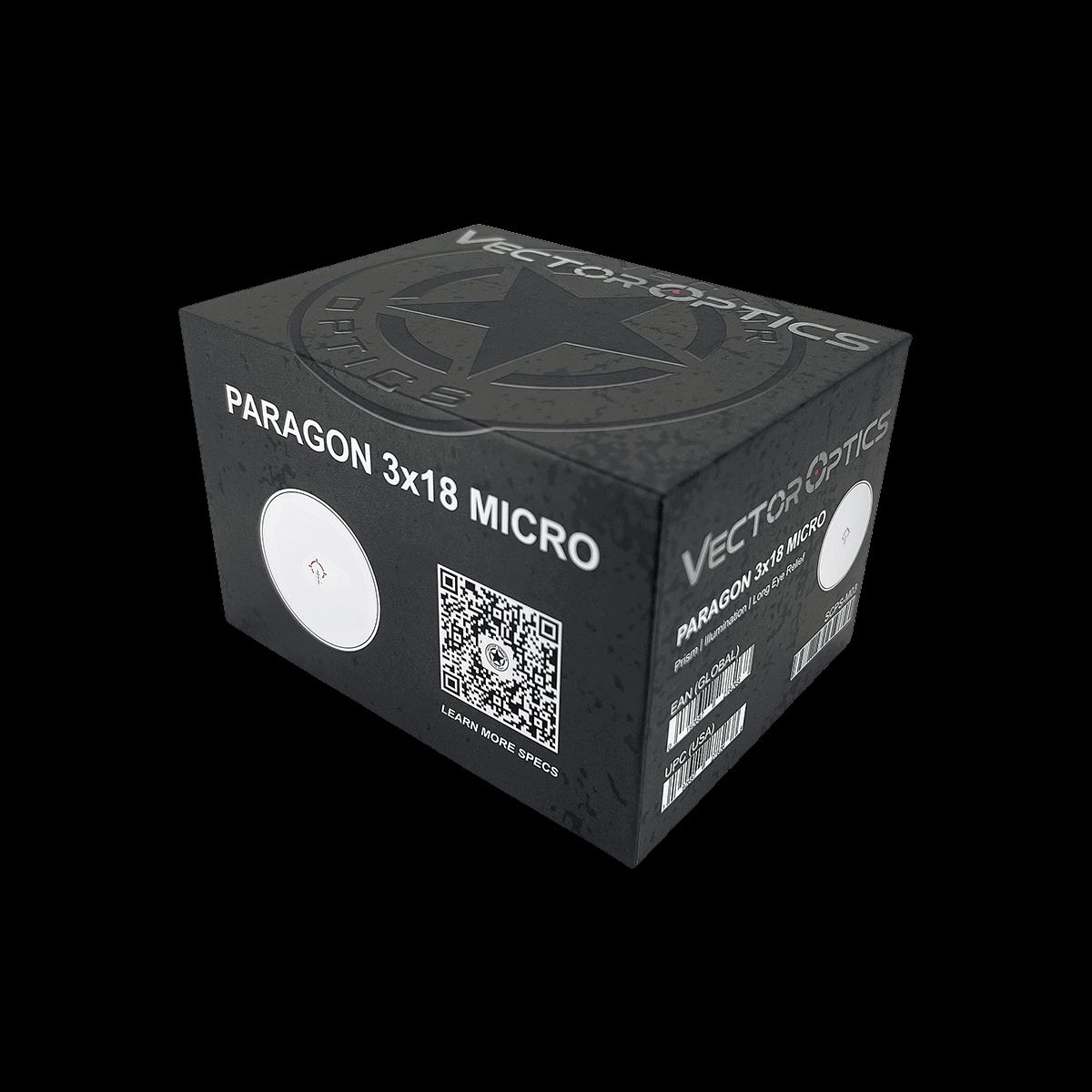 �٥��������ץƥ����� �ץꥺ�ॵ���� �ѥ饴�� 3x18 �ޥ����� Vector Optics Paragon 3x18 Ultra Compact Prism Scope SCPS-M03
