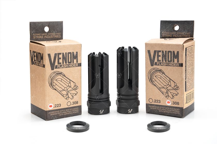 ���ȥ饤����������ȥ꡼ Venom Flash Hider for .223/5.56 or .308/7.62 Strike Industries