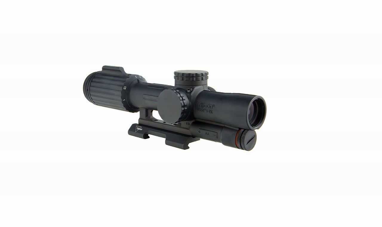 �ȥꥸ���� VCOGR 1-6x24 Riflescope Horseshoe Dot / Crosshair .223 / 77 Grain Ballistic Reticle w/ QR Mount Trijicon VCOG 1-6x24 LED Riflescope - .223 / 77 Grain VC16-C-1600010