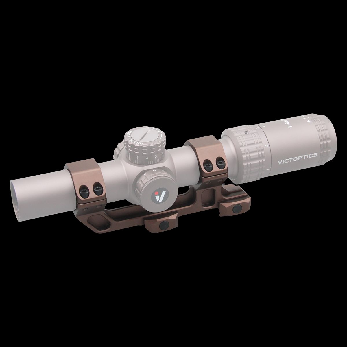 �٥��������ץƥ����� 30mm ���ԡ��� �������ƥ�ɥԥ��ƥ��ˡ� �ޥ���� AR�� ���衼�� FDE Vector Optics 30mm 1-Piece Extended Picatinny AR Mount Coyote FDE XASR-3035