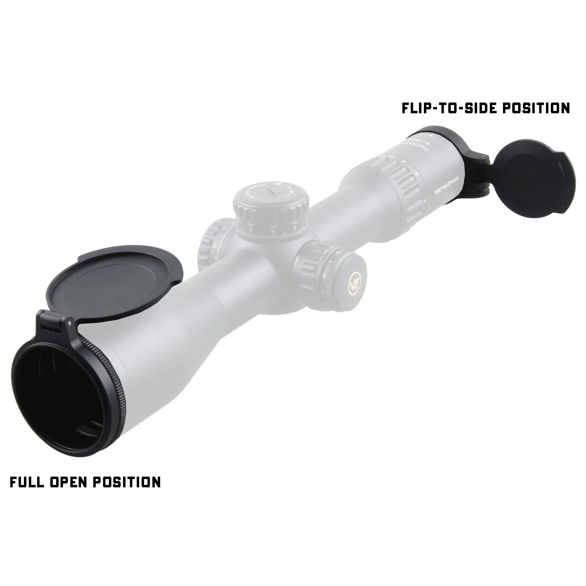 ٥ץƥ եåץåץå Continental 50mm ʪѥեåץå å Vector Optics Continental 50mm Filp-up Cap SCFC-M50