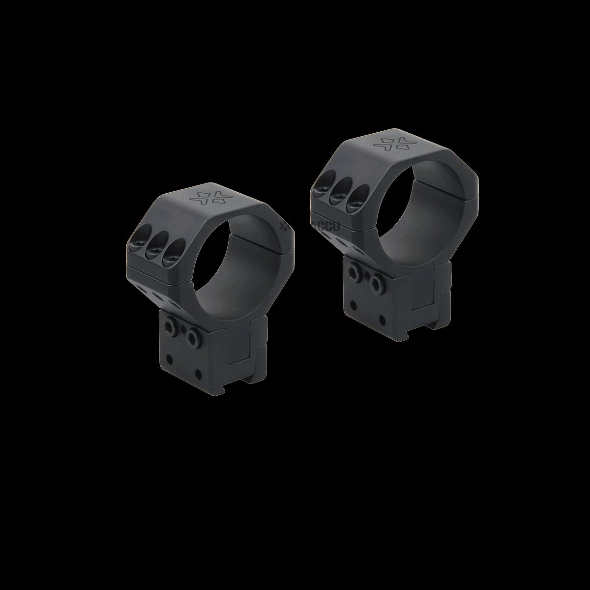 �٥��������ץƥ����� X-ACCU 34mm ����١������Ĵ���� �ɥ֥ƥ����� ��� Vector Optics X-ACCU 34mm Adjustable Elevation Dovetail Rings XASR-3055