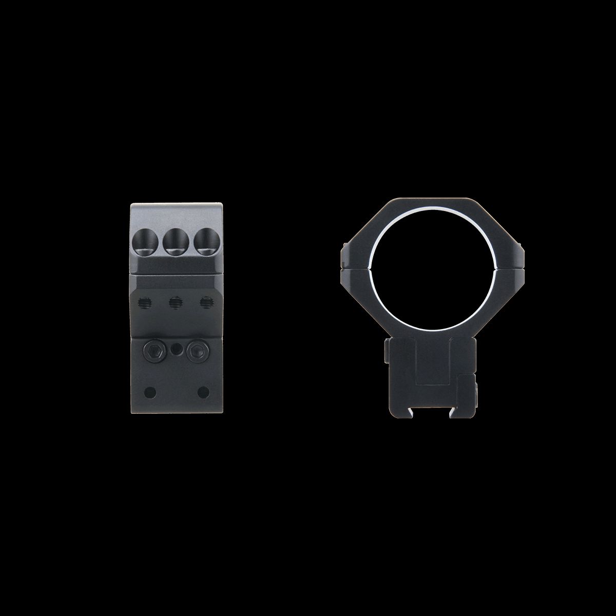 �٥��������ץƥ����� X-ACCU 34mm ����١������Ĵ���� �ɥ֥ƥ����� ��� Vector Optics X-ACCU 34mm Adjustable Elevation Dovetail Rings XASR-3055