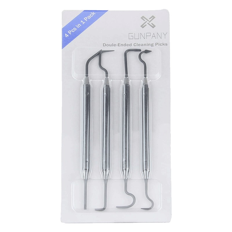 �٥��������ץƥ����� ���꡼�˥󥰥��å� 4 �ݥ�ޡ� ξ�� ���꡼�˥��ѥԥå� Vector Optics 4 Polymer Double Side Cleaning Picks GPCK-4P