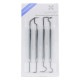 �٥��������ץƥ����� ���꡼�˥󥰥��å� 4 �ݥ�ޡ� ξ�� ���꡼�˥��ѥԥå� Vector Optics 4 Polymer Double Side Cleaning Picks GPCK-4P
