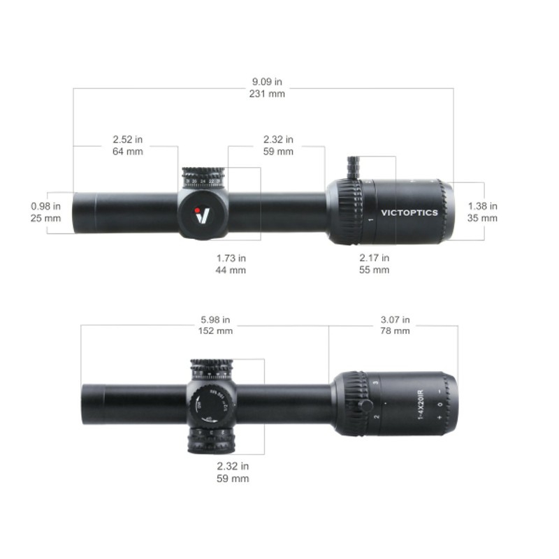 �٥��������ץƥ����� �饤�ե륹������ ZOD 1-4X20 IR LPVO SCOPE Vector Optics OPSL21