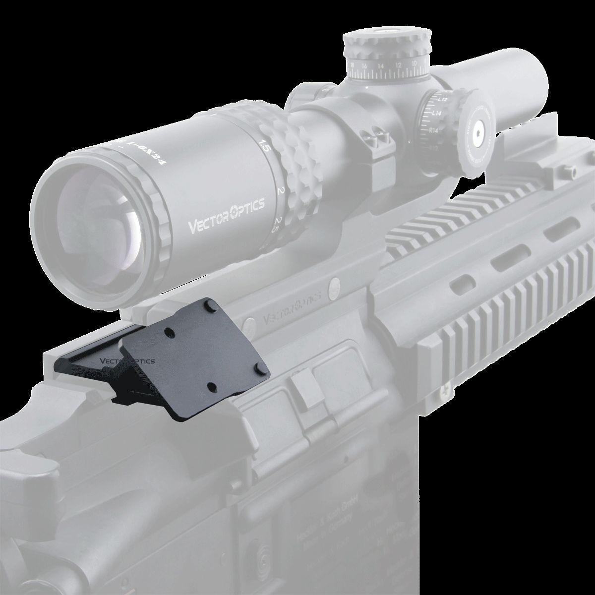 ٥ץƥ MOJ å ɥåȥ եå ԥƥˡޥ Vector Optics MOJ Red Dot Sight Offset Picatinny Mount SCFRM-02
