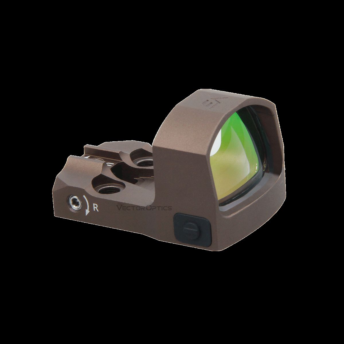 �٥��������ץƥ����� Frenzy-S 1x17x24 MIC ��å� �ɥåȥ����� FDE Vector Optics Frenzy-S 1x17x24 MIC Red Dot Sight FDE SCRD-F43